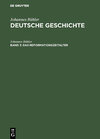 Buchcover Johannes Bühler: Deutsche Geschichte / Das Reformationszeitalter