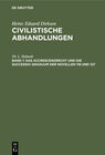 Buchcover Heinr. Eduard Dirksen: Civilistische Abhandlungen / Das Accrescenzrecht und die successio graduum der Novellen 118 und 1