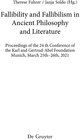 Buchcover Fallibility and Fallibilism in Ancient Philosophy and Literature