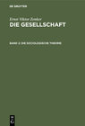 Buchcover Ernst Viktor Zenker: Die Gesellschaft / Die sociologische Theorie