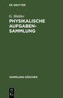 Buchcover Physikalische Aufgabensammlung