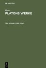 Buchcover Plato: Platons Werke / Der Staat
