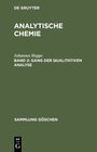 Buchcover Johannes Hoppe: Analytische Chemie / Gang der qualitativen Analyse