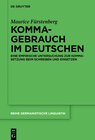 Buchcover Kommagebrauch im Deutschen