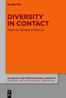 Buchcover Diversity in Contact