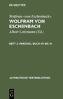 Buchcover Wolfram von Eschenbach: Wolfram von Eschenbach / Parzival Buch VII bis XI