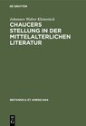 Buchcover Chaucers Stellung in der Mittelalterlichen Literatur