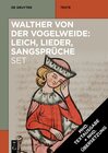 Buchcover [Set: Walther von der Vogelweide: Leich, Lieder, Sangsprüche]