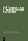Buchcover Der Menschensohn in den Bilderreden des Henoch