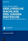 Buchcover Der lyrische Nachlass des jungen Nietzsche