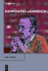 Buchcover Kempowski-Jahrbuch / 2023