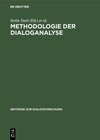 Buchcover Methodologie der Dialoganalyse