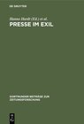 Buchcover Presse im Exil