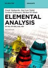 Buchcover Elemental Analysis