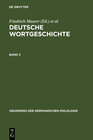Buchcover Deutsche Wortgeschichte / Deutsche Wortgeschichte. Band 2