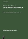 Buchcover Handelsgesetzbuch / §§ 145–177. §§ 335–342