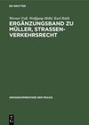 Buchcover Ergänzungsband zu Müller, Straßenverkehrsrecht