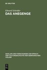 Buchcover Das Anegenge