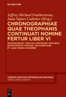 Buchcover Chronographiae quae Theophanis Continuati nomine fertur Liber VI