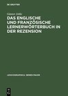 Buchcover Das englische und französische Lernerwörterbuch in der Rezension