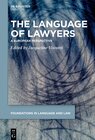 Buchcover The Language of Lawyers