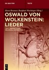 Buchcover Oswald von Wolkenstein: Lieder