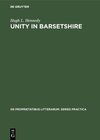 Buchcover Unity in Barsetshire