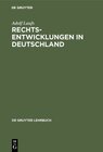 Buchcover Rechtsentwicklungen in Deutschland