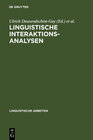 Buchcover Linguistische Interaktionsanalysen