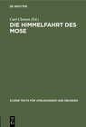 Buchcover Die Himmelfahrt des Mose