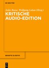 Buchcover Kritische Audio-Edition