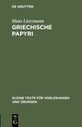 Buchcover Griechische Papyri