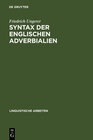 Buchcover Syntax der englischen Adverbialien