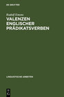 Buchcover Valenzen englischer Prädikatsverben