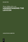 Buchcover Understanding the lexicon