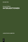 Buchcover Interjektionen