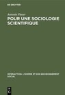 Buchcover Pour une sociologie scientifique