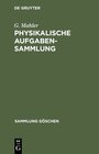 Buchcover Physikalische Aufgabensammlung