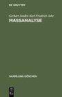 Buchcover Massanalyse