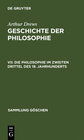 Buchcover Geschichte der Philosophie / Die Philosophie im zweiten Drittel des 19. Jahrhunderts