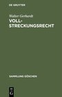 Buchcover Vollstreckungsrecht