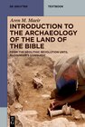 Buchcover Introduction to the Archaeology of the Land of the Bible