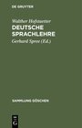 Buchcover Deutsche Sprachlehre