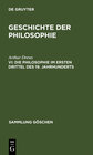 Buchcover Geschichte der Philosophie / Die Philosophie im ersten Drittel des 19. Jahrhunderts