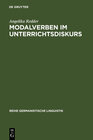 Buchcover Modalverben im Unterrichtsdiskurs