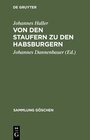 Buchcover Von den Staufern zu den Habsburgern