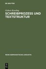 Buchcover Schreibprozeß und Textstruktur