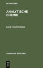Buchcover Johannes Hoppe: Analytische Chemie / Reaktionen