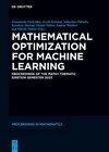Buchcover Mathematical Optimization for Machine Learning
