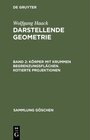 Buchcover Körper mit krummen Begrenzungsflächen. Kotierte Projektionen